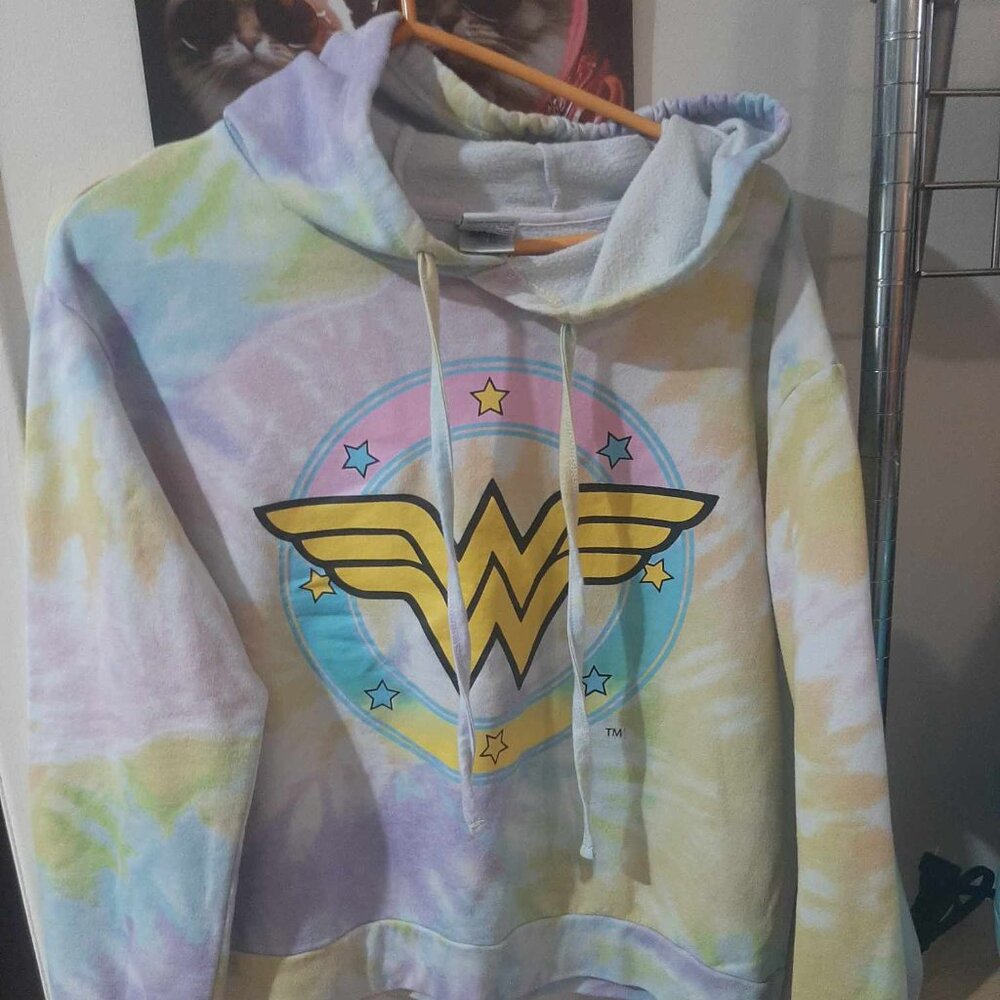 Sweatshirt Wonder Woman girl (L) rainbow